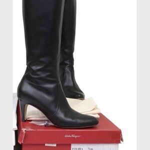Ferragamo Foliba over the knee boots size 9